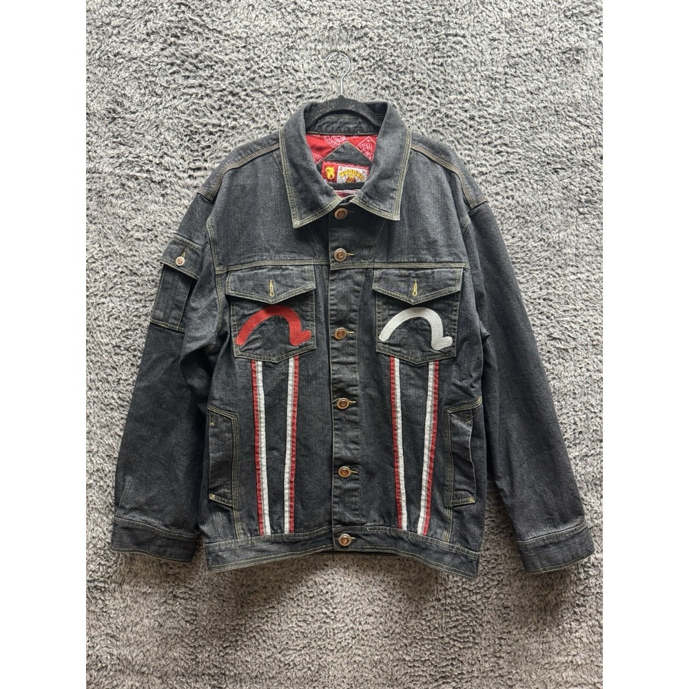Vintage 90's Men's Hip-hop Denim Jacket Jeans Size 3XL